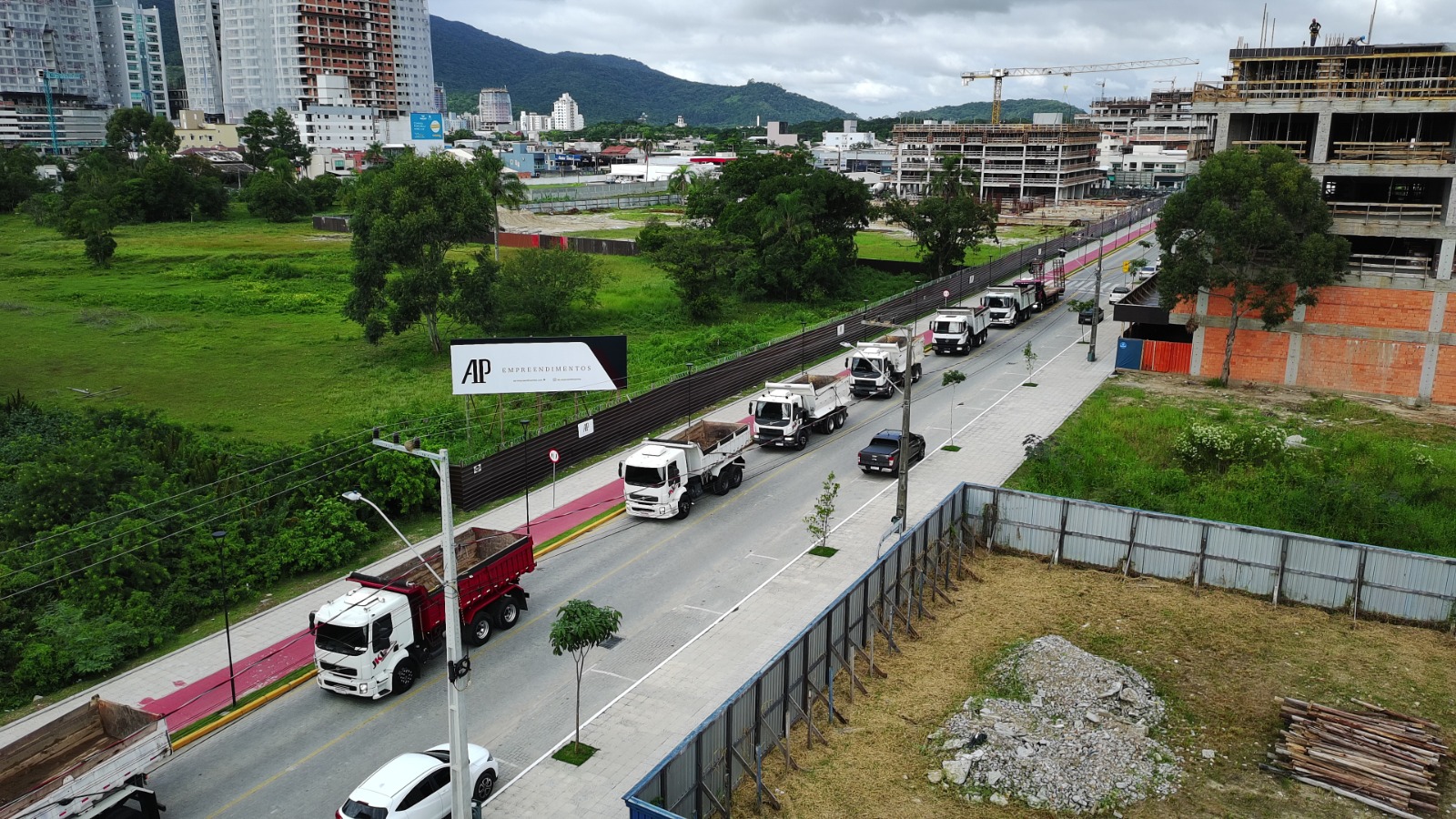 Obra Sunrise - Transporte de Residuos